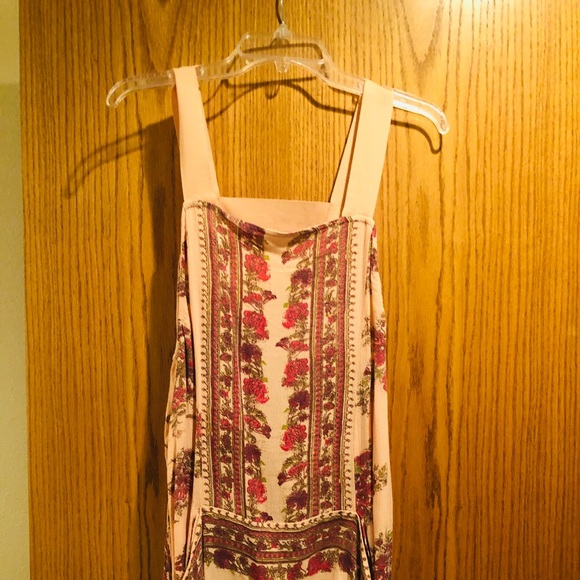 Boho Floral print Free People Tunic tank. Wore 1x - Picture 2 of 5